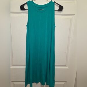Turquoise Midi Dress